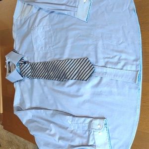 💋 Men NWOT Dress Shirt with Tie. 18.5